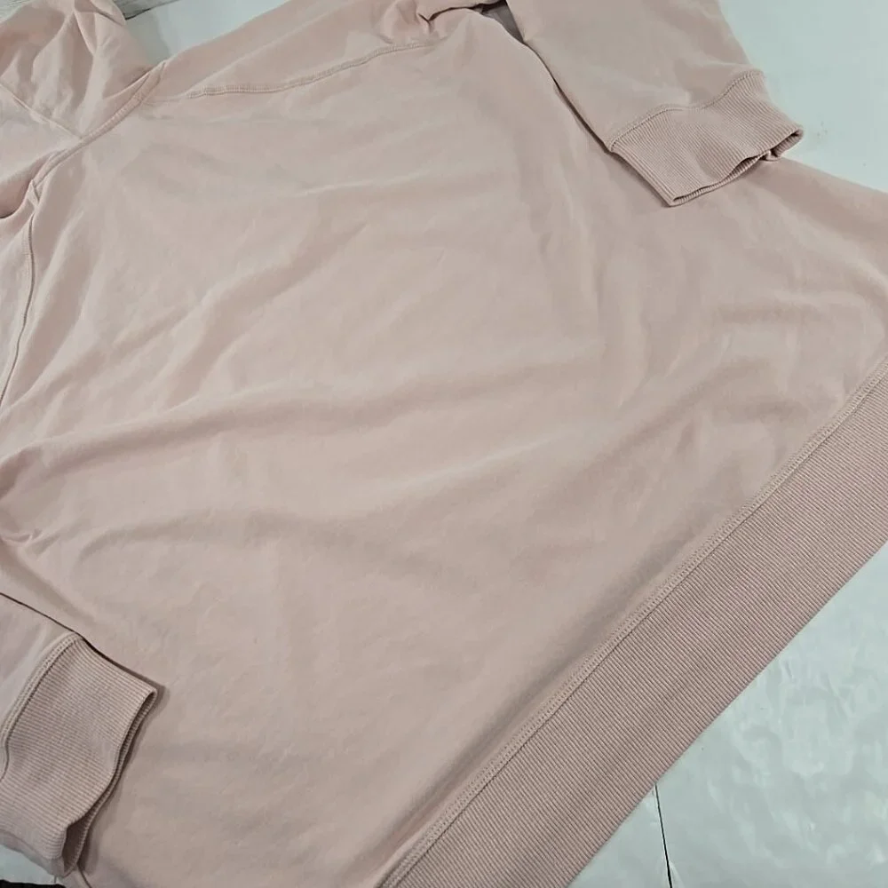 MICHAEL KORS LIGHT PINK PULLOVER HOODIE WITH A GOLD-TONE LOGO WOMENS SIZE XL EUC - Picture 13 of 16